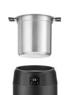 Marmite à soupe Hendi à chauffage à sec, 10 L, noire