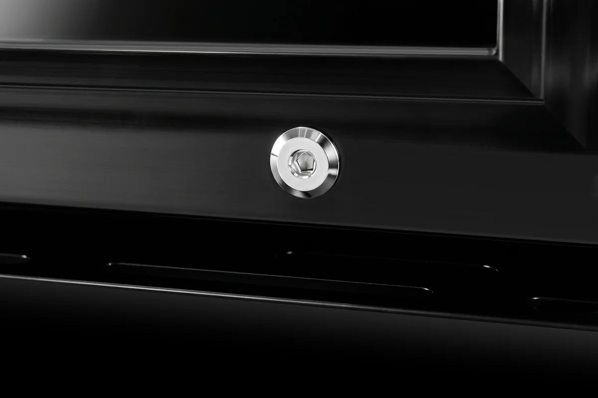 Armoire à boissons ECO 1000 avec portes battantes, noire