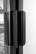 Armoire à boissons ECO 1500 avec portes battantes, noire