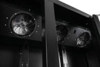 Armoire à boissons ECO 1500 avec portes battantes, noire
