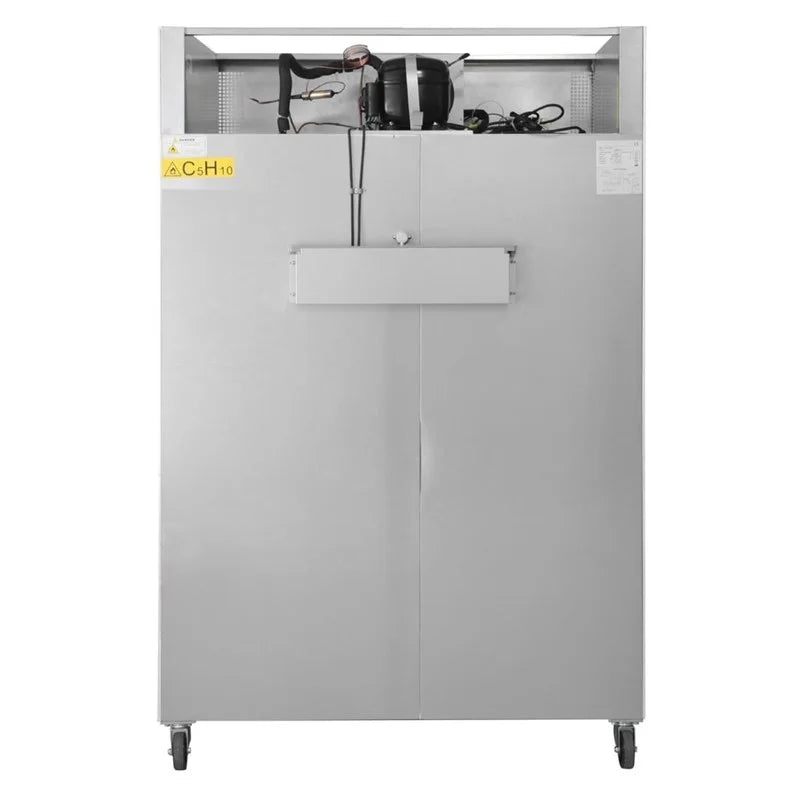 Armoire réfrigérée professionnelle Polar Série G 1200 Litres, 2 portes, blanche