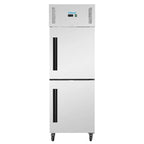 Armoire réfrigérée professionnelle Polar Série G 600 litres, 2 portes, inox