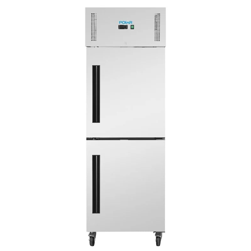 Armoire réfrigérée professionnelle Polar Série G 600 litres, 2 portes, inox