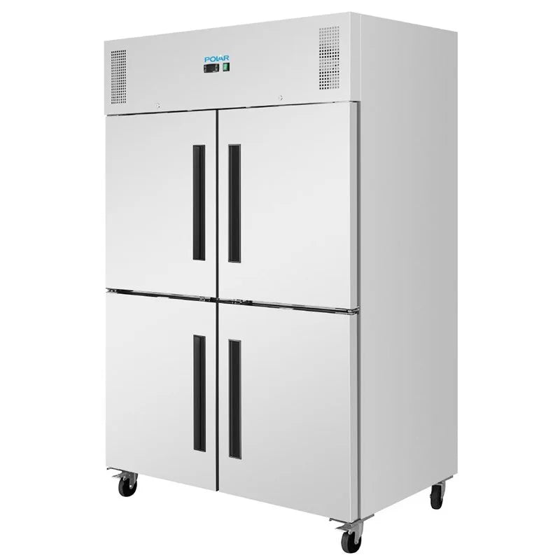 Armoire réfrigérée professionnelle Polar Série G 1152 litres, 4 portes, inox