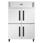Armoire réfrigérée professionnelle Polar Série G 1152 litres, 4 portes, inox