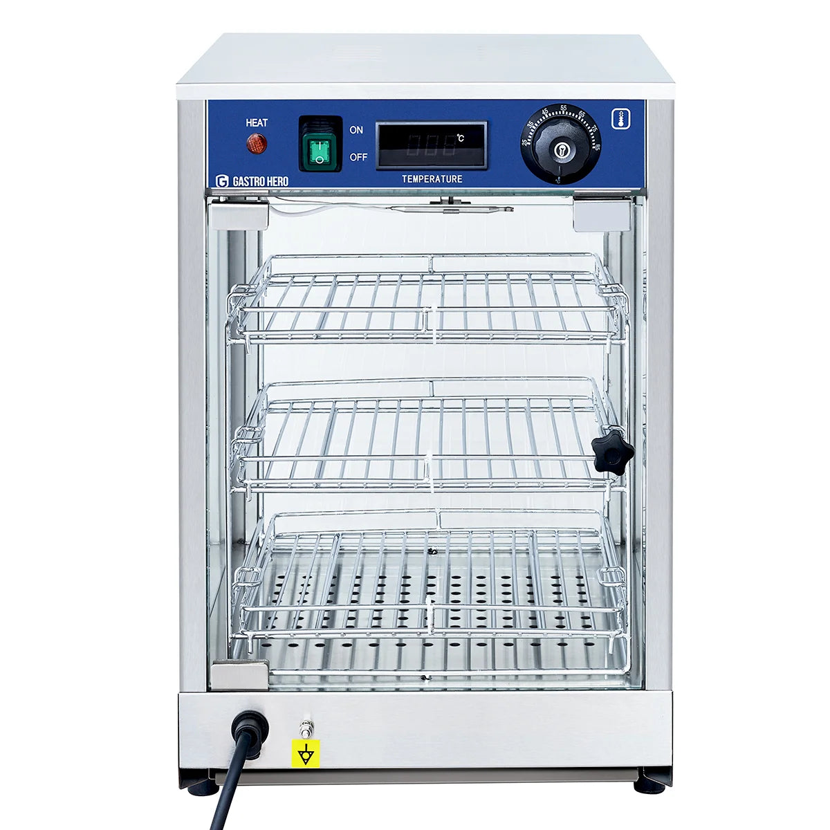 Vitrine chauffante ECO 350 - avec 3 étagères et éclairage