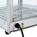 Vitrine chauffante ECO 350 - avec 3 étagères et éclairage