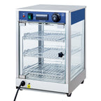 Vitrine chauffante ECO 350 - avec 3 étagères et éclairage