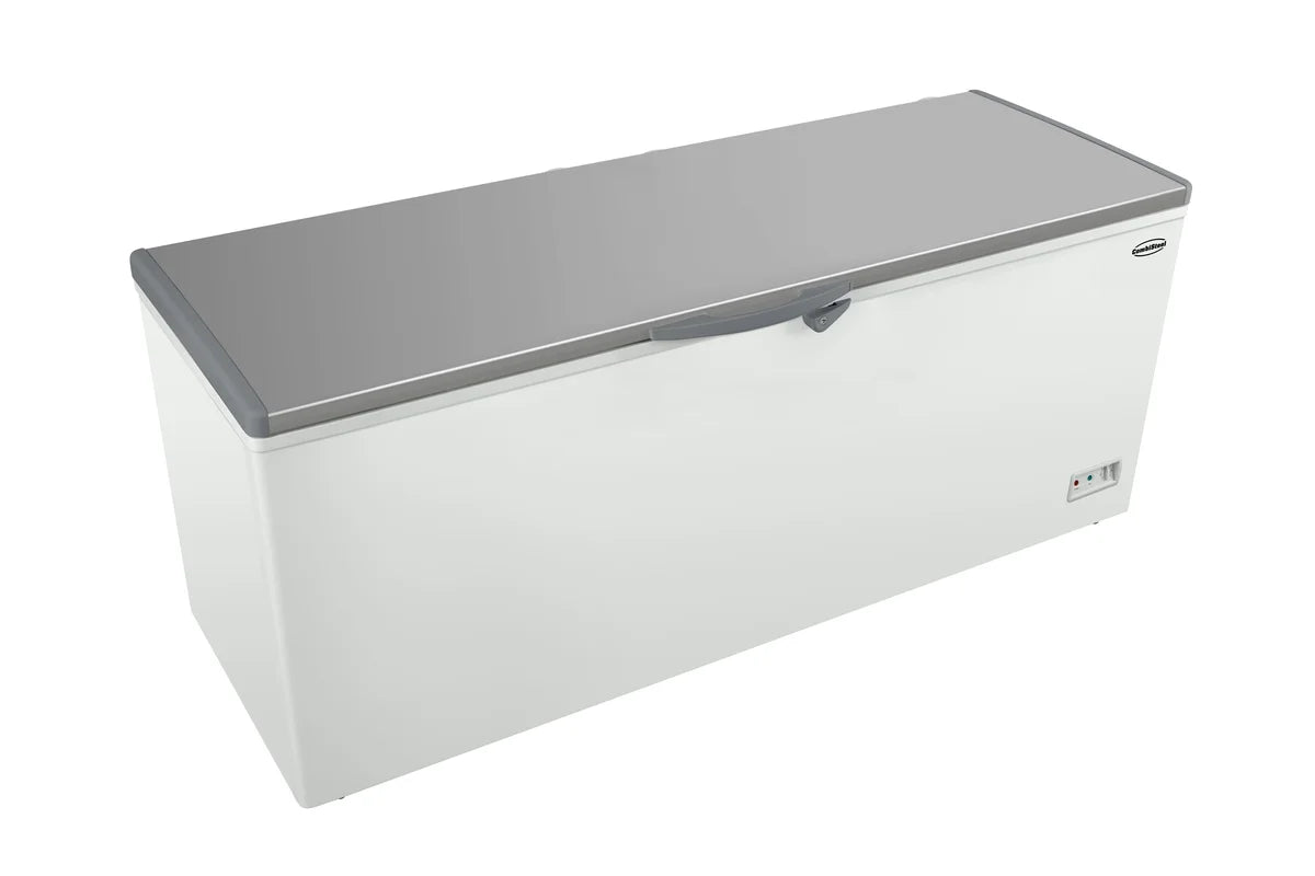 Congélateur bahut - inox - 650 L