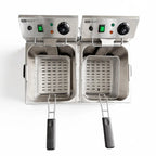 Friteuse électrique - 2 x 8 L - 2.800 W
