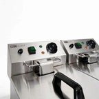Friteuse électrique - 2 x 8 L - 2.800 W