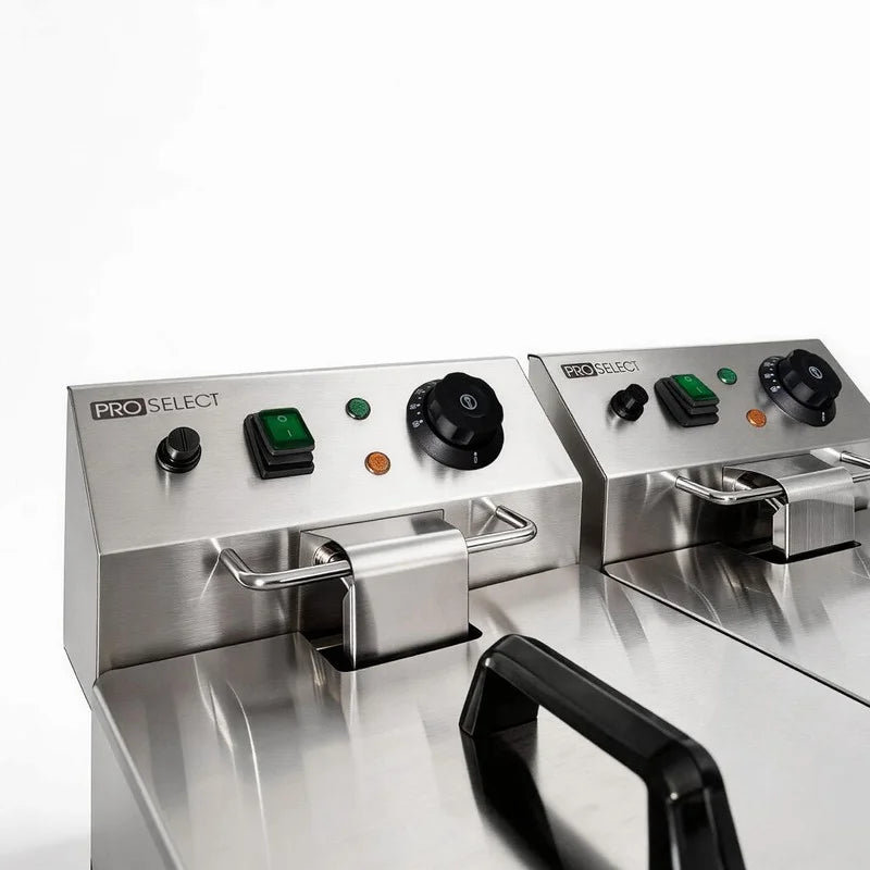 Friteuse électrique - 2 x 8 L - 2.800 W