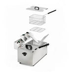 Friteuse électrique - 2 x 8 L - 2.800 W