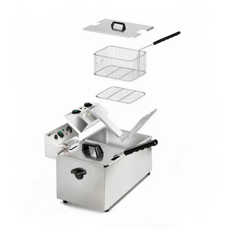 Friteuse électrique - 2 x 8 L - 2.800 W