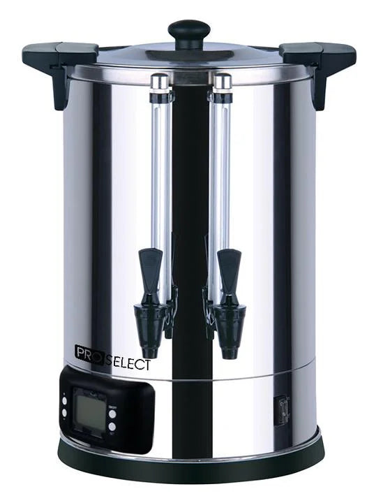 Distributeur double de thé et d'eau chaude - 14 L - panneau de commande numérique, double paroi
