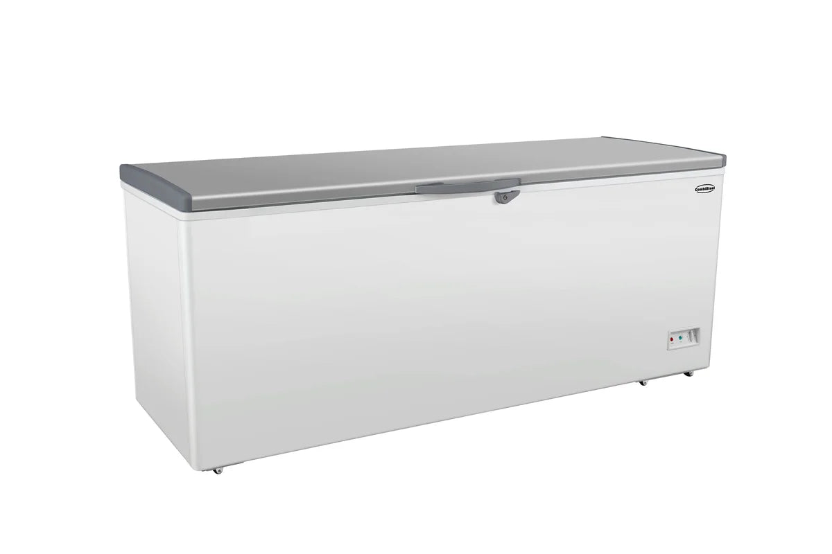 Congélateur bahut - inox - 650 L