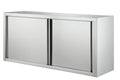 Placard mural en inox avec portes coulissantes, 1000 x 400 x 650 mm