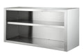 Placard mural en inox avec 1 étagère centrale, 1000 x 400 x 650 mm