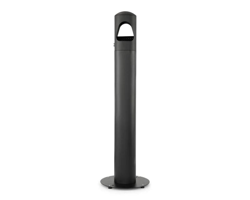 Cendrier sur pied, noir, 108 cm