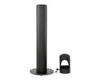 Cendrier sur pied, noir, 108 cm