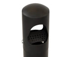 Cendrier sur pied, noir, 108 cm