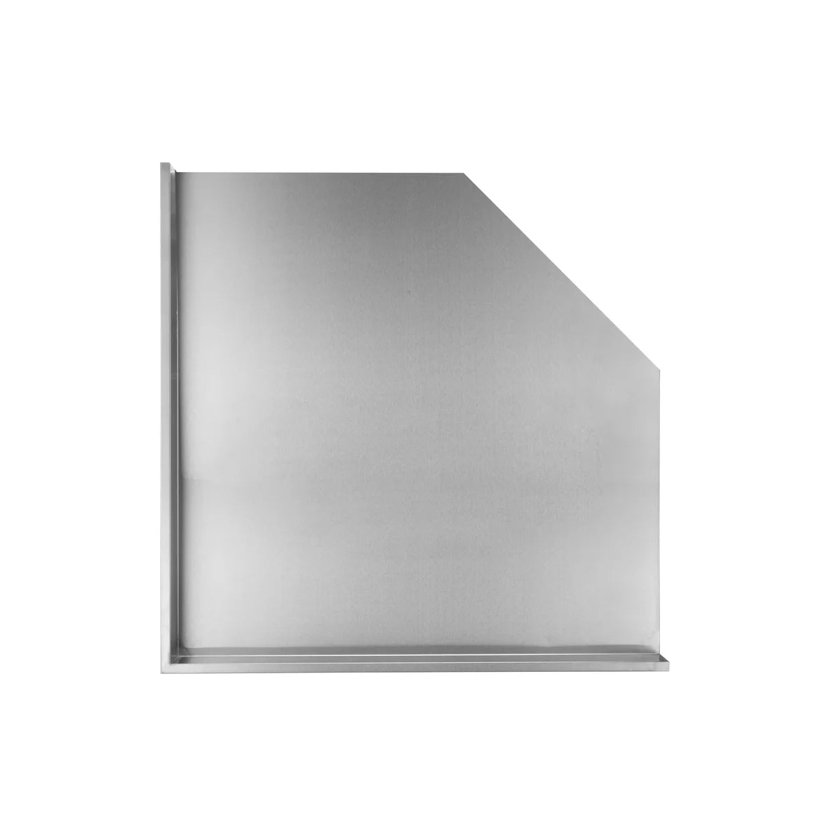 Table de travail d’angle en inox Basic 1000x600 mm - avec étagère basse et dosseret