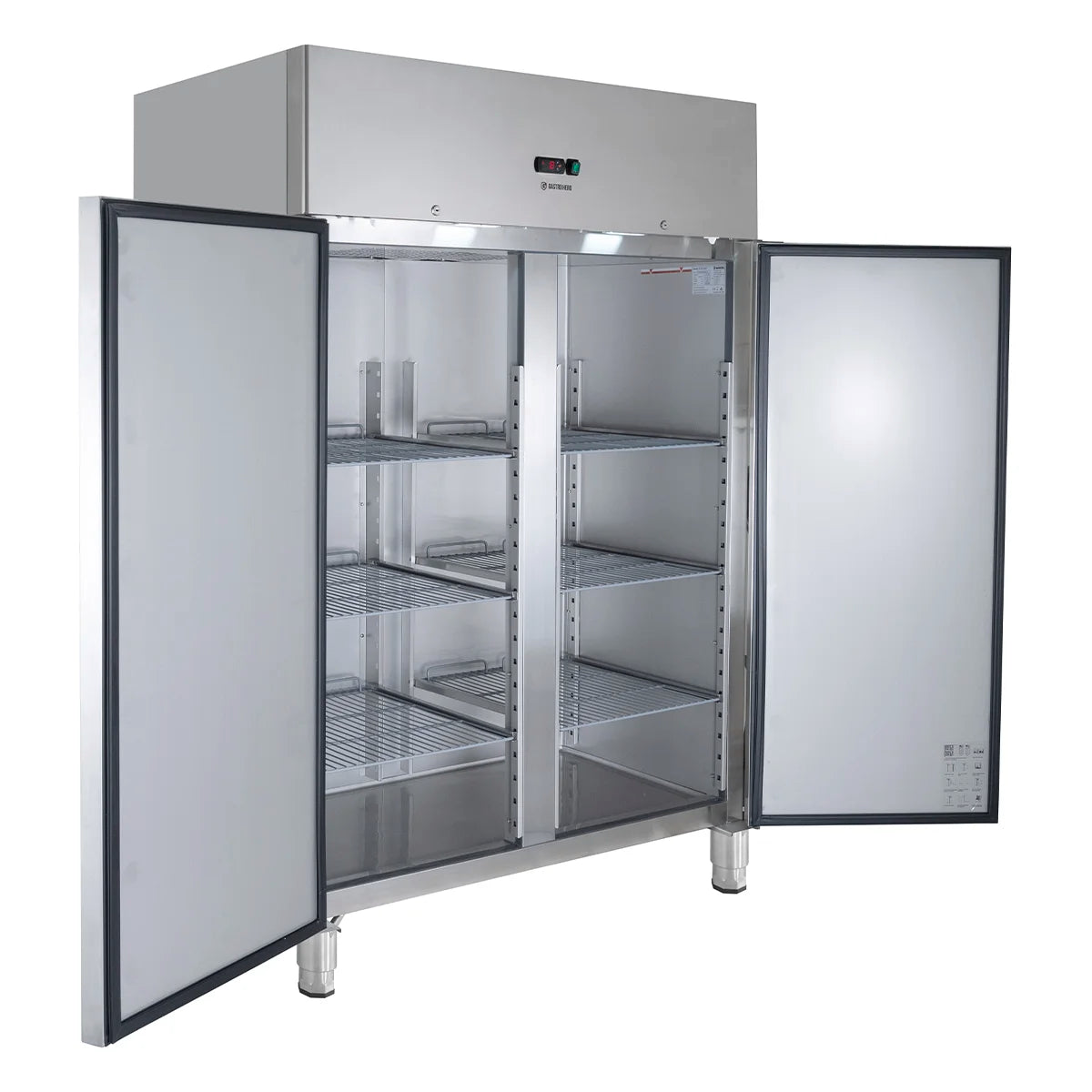 Armoire de congélation ECO 1200 GN 2/1, volume de cuve 990 Litres, 6 clayettes réglables, inox