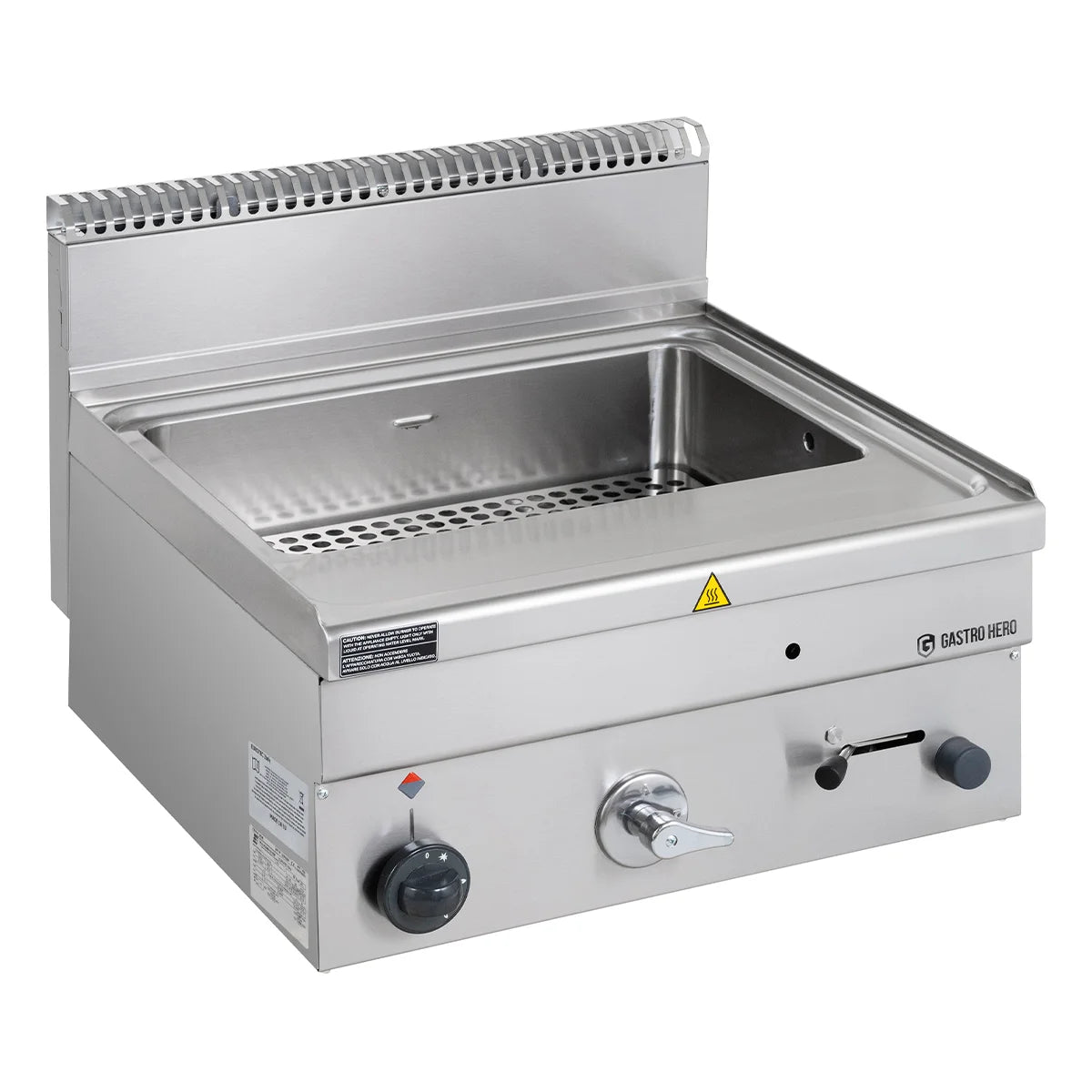 Cuiseur à pâtes à gaz Série 600 - 60/60 - 25 litres - appareil de table - 11 kW