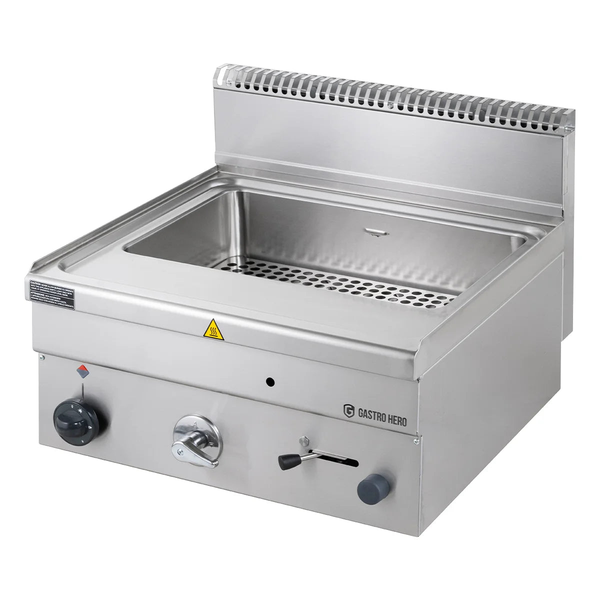Cuiseur à pâtes à gaz Série 600 - 60/60 - 25 litres - appareil de table - 11 kW