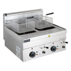 Friteuse électrique Série 600 - 60/60 - appareil de table 8+8 Litres - 18 kW