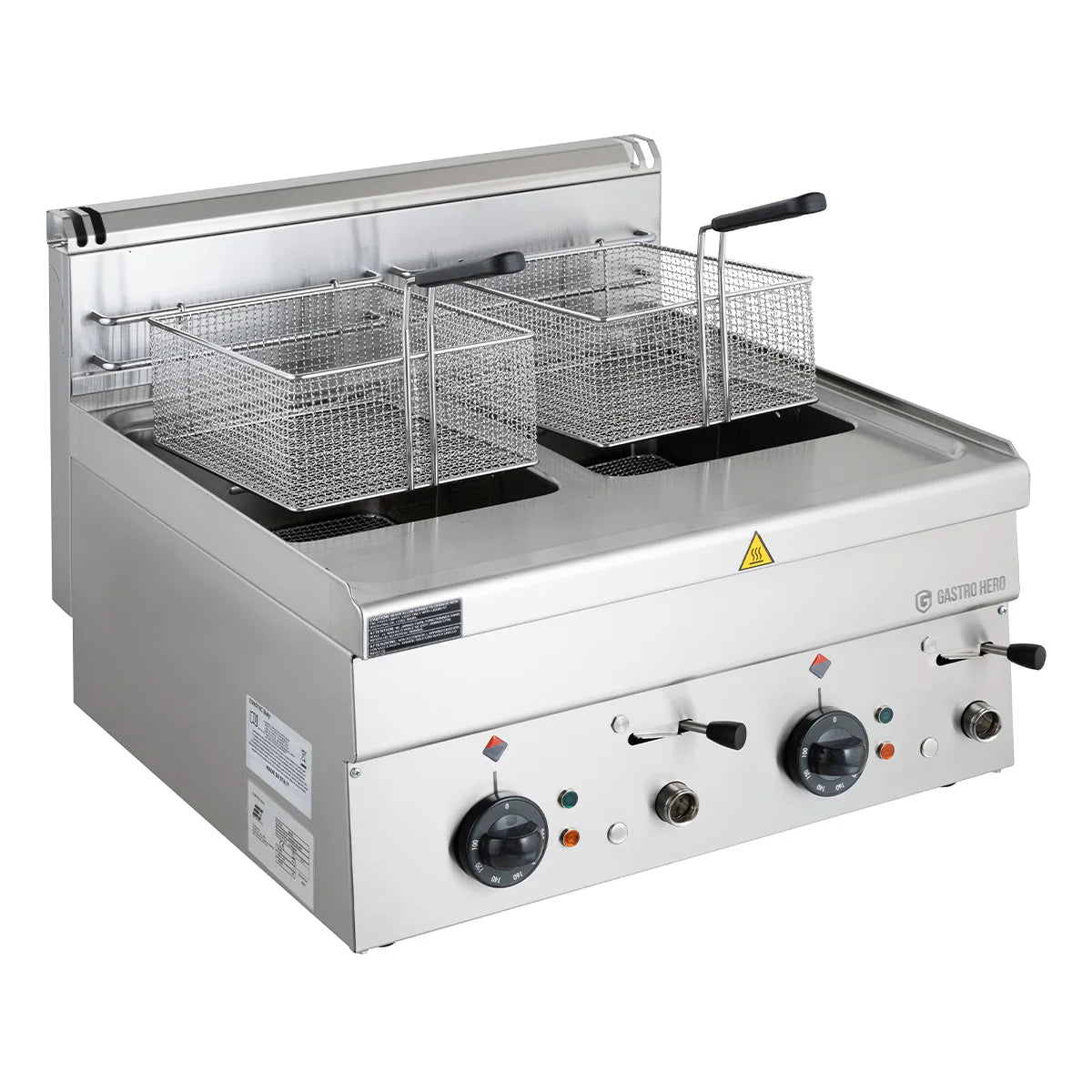 Friteuse électrique Série 600 - 60/60 - appareil de table 8+8 Litres - 18 kW