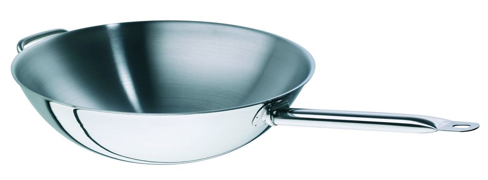 Poêle Wok Trigon, 36 cm, matériau à 3 couches, env. 7 litres