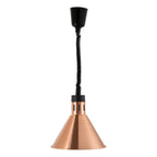 Lampe chauffante réglable en hauteur, couleur cuivre