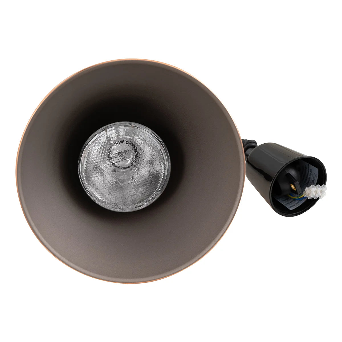 Lampe chauffante réglable en hauteur, couleur cuivre