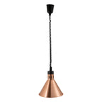 Lampe chauffante réglable en hauteur, couleur cuivre