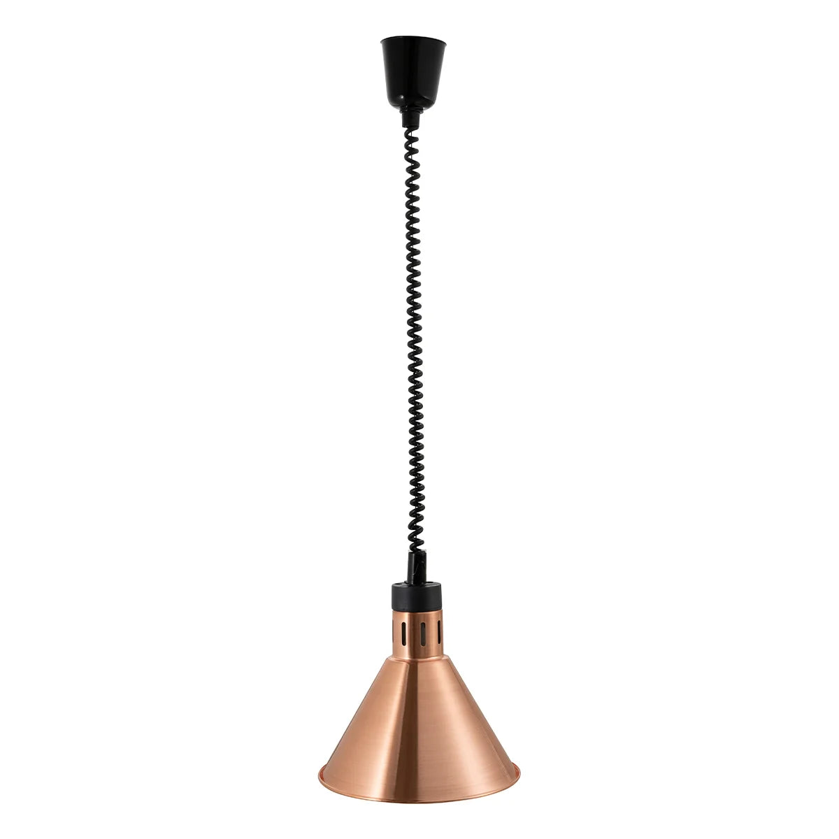 Lampe chauffante réglable en hauteur, couleur cuivre