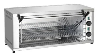 Salamandre électrique S70 grille réglable en hauteur, 2 zones de chauffe