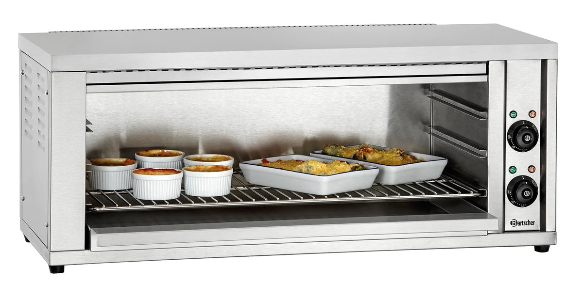 Salamandre Bartscher 700-2Z II avec 2 zones de chauffe