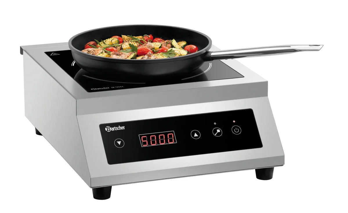 Bartscher Réchaud à induction Ø 280 mm avec commande tactile, 5000 W