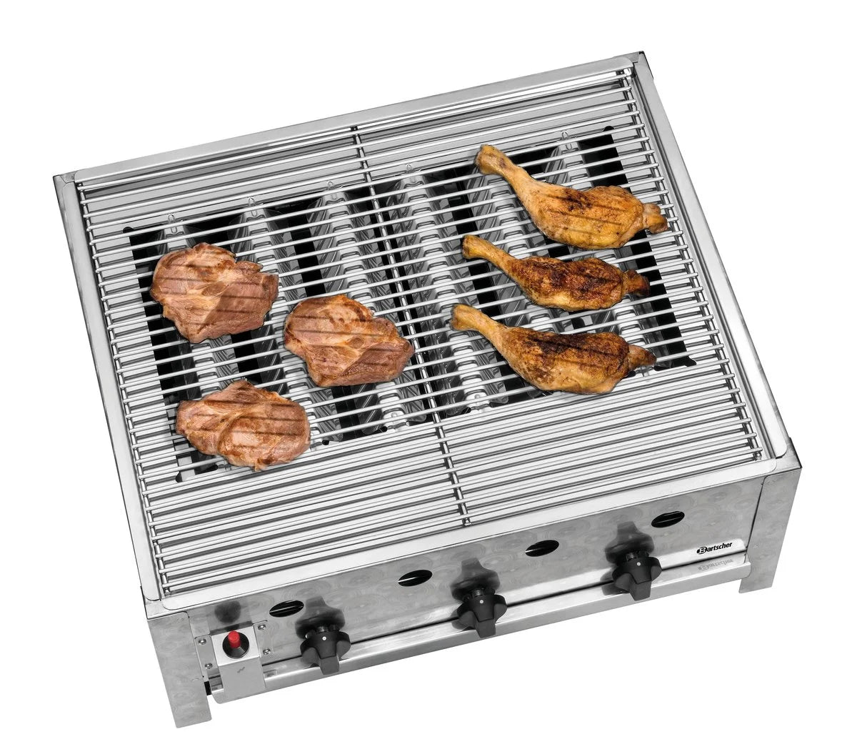 Bartscher Grill de table à gaz TB1000R