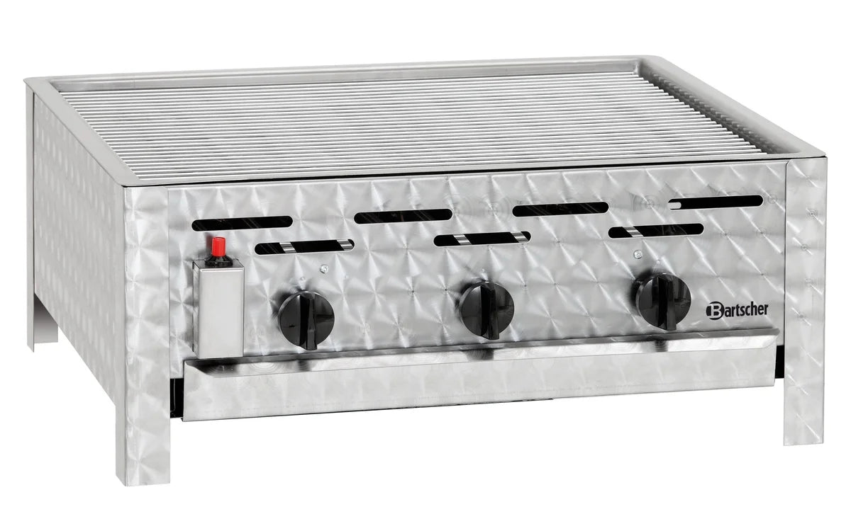 Grill de table combiné à gaz avec grille de cuisson