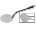 Attendrisseur à viande, surface de frappe rainurée, diamètre 9,5 cm, poids 0,75 kg, manche 29,5 cm
