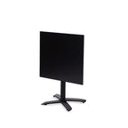 Feros Plateau de table HPL noir 700x700 mm