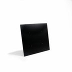 Feros Plateau de table HPL noir 700x700 mm