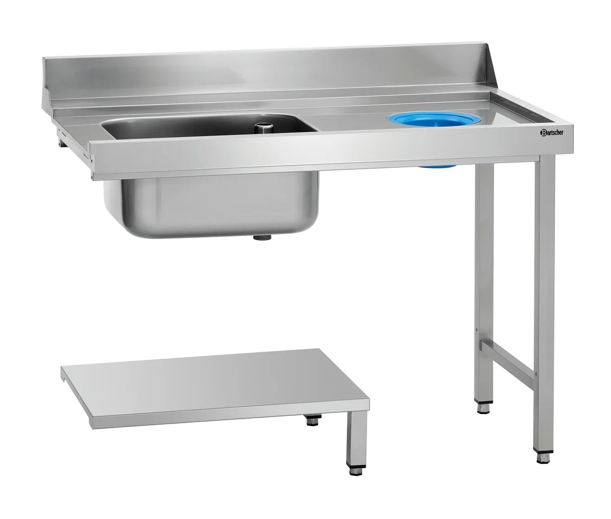 Bartscher Table de pré-tri avec évier DS-R1BAS