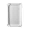 Papstar 250 assiettes, carton pur rectangulaire 11 cm x 17,5 cm blanc