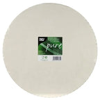 Papstar 100 supports à gâteaux, carton pur rond Ø 30 cm blanc avec bord festonné