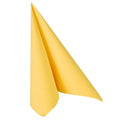 Papstar 50 serviettes ROYAL Collection pliage 1/4 40 cm x 40 cm jaune