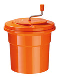 Essoreuse à salade Bartscher orange avec tuyau d’évacuation d’eau, 25 Litres