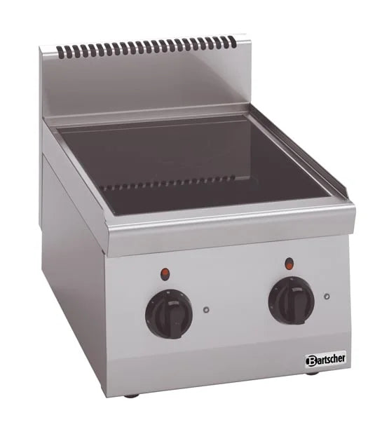 Bartscher cuisinière vitrocéramique 600 Imbiss 2 zones - appareil de table